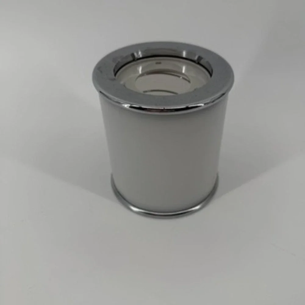 Dixie 3 Oz Cup Holder White‎ Chrome Spring Loaded Bathroom Countertop Dispenser